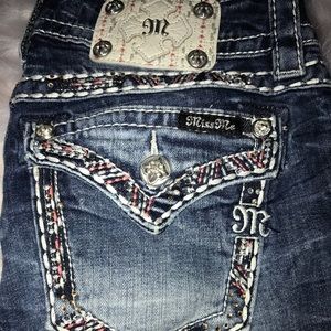 Miss Me straight skinny leg jean